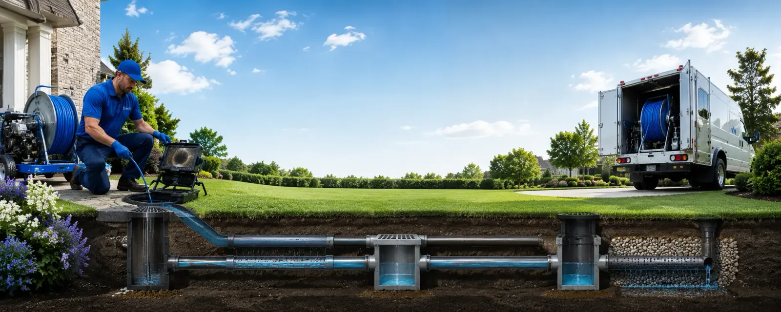 Outdoor drain cleaning information for Chambersville, PA